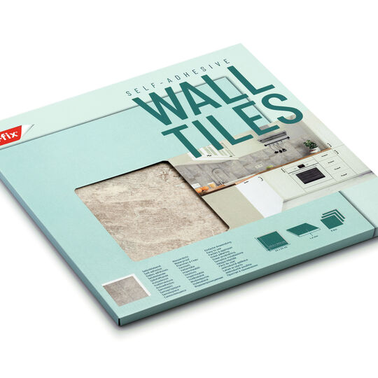 selbstklebende Wandfliesen Wall Tiles Light Slate (6er Set) image number null